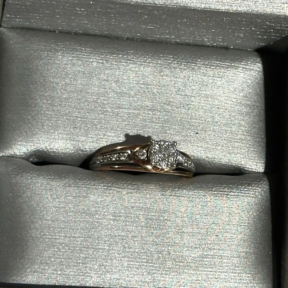 Zales Diamond Ring + Pandora Ring - Picture 5 of 5